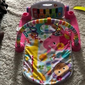 Piano gym play mat